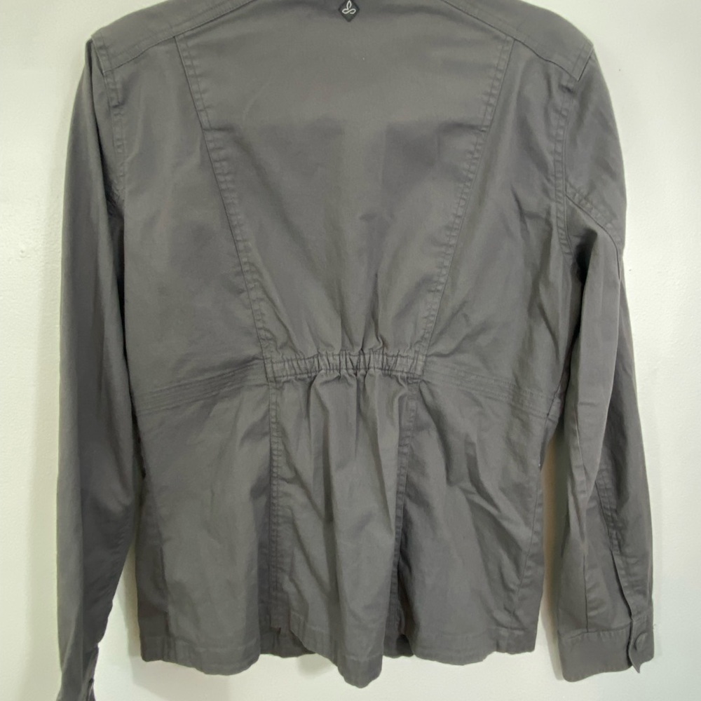 Prana Mayve Jacket Canvas Utility Grey Size Large Outdoor - Picture 4 of 11